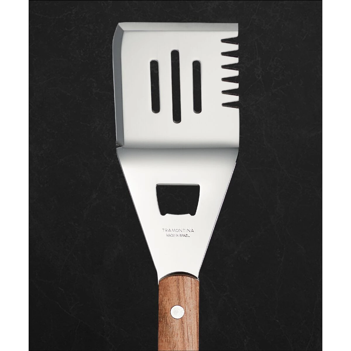 Tramontina Churrasco BBQ Spatula With Wood Handle 4 Tramontina Churrasco BBQ Spatula With Wood Handle - Image 2