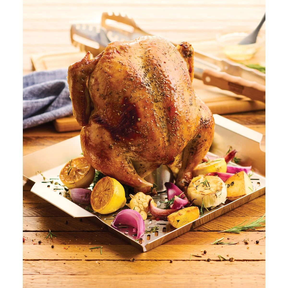 Tramontina Churrasco BBQ Stainless Steel Outdoor Chicken Roaster With Basting Cup 3 Tramontina Churrasco BBQ Stainless Steel Outdoor Chicken Roaster With Basting Cup