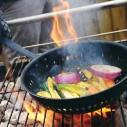 Tramontina Churrasco BBQ 10 In Round Carbon Steel Stir Fry Pan -Tramontina 80905017IXM004G