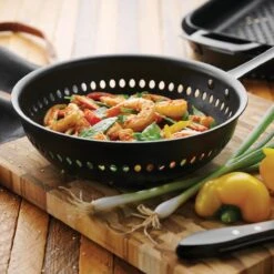 Tramontina Churrasco BBQ 10 In Round Carbon Steel Stir Fry Pan -Tramontina 80905017PDM001G