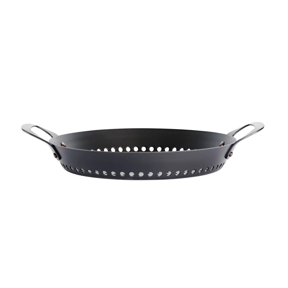 Tramontina Churrasco BBQ 12 In Round Carbon Steel Grill Pan 7 Tramontina Churrasco BBQ 12 In Round Carbon Steel Grill Pan - Image 5