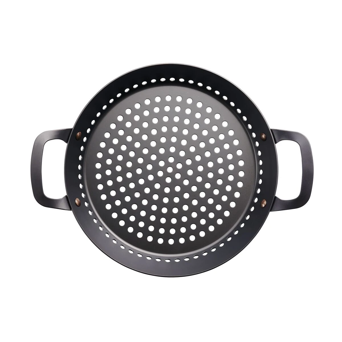 Tramontina Churrasco BBQ 12 In Round Carbon Steel Grill Pan 6 Tramontina Churrasco BBQ 12 In Round Carbon Steel Grill Pan - Image 4