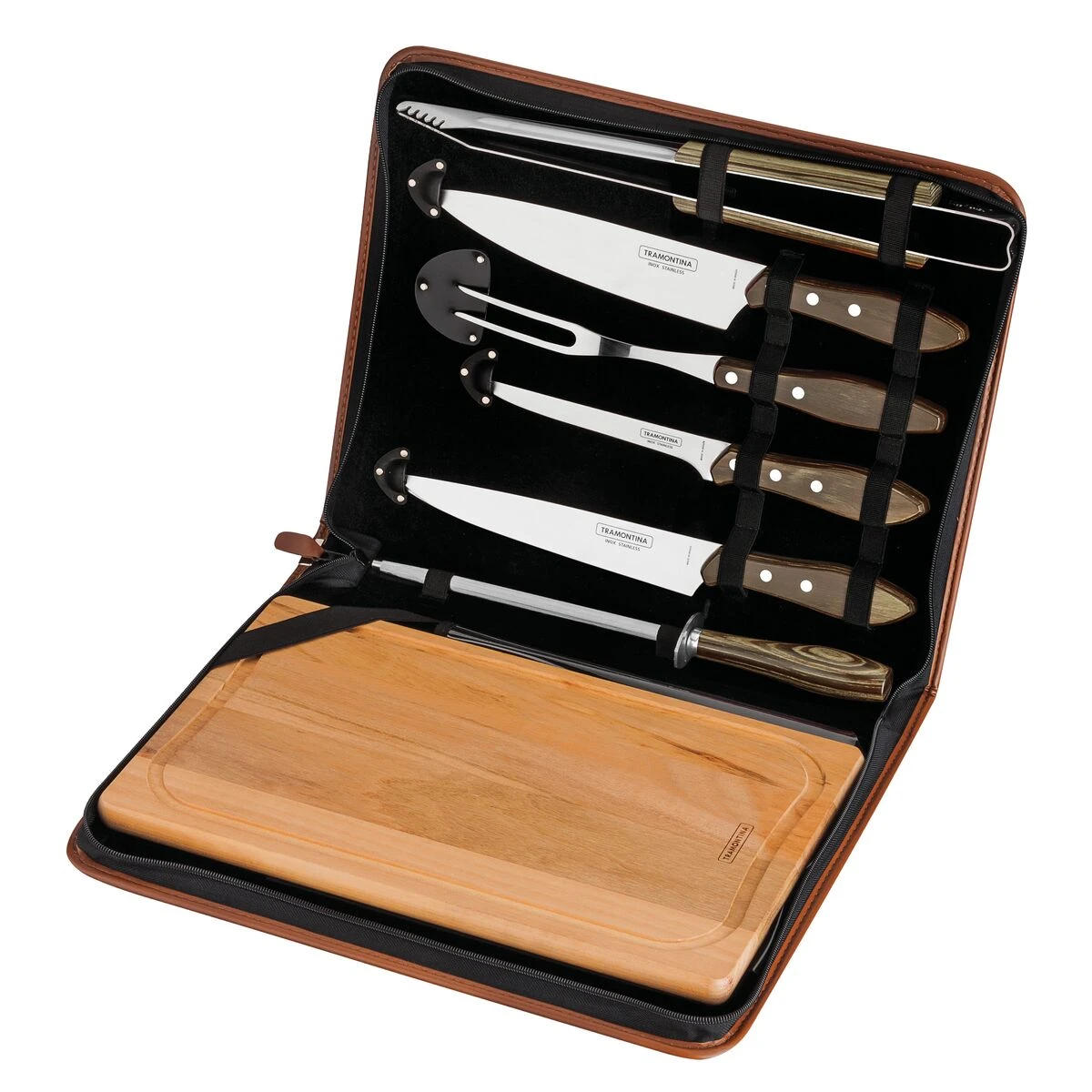 Tramontina Churrasco BBQ 8 Pc Carving Set With Carry Case 15 Tramontina Churrasco BBQ 8 Pc Carving Set With Carry Case - Image 13