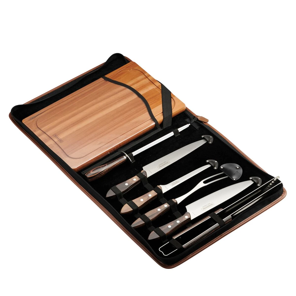 Tramontina Churrasco BBQ 8 Pc Carving Set With Carry Case 4 Tramontina Churrasco BBQ 8 Pc Carving Set With Carry Case - Image 2