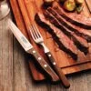 Tramontina Churrasco BBQ 12 Pc Polywood Fork And Steak Knife Set -Tramontina 80905023PRM001G