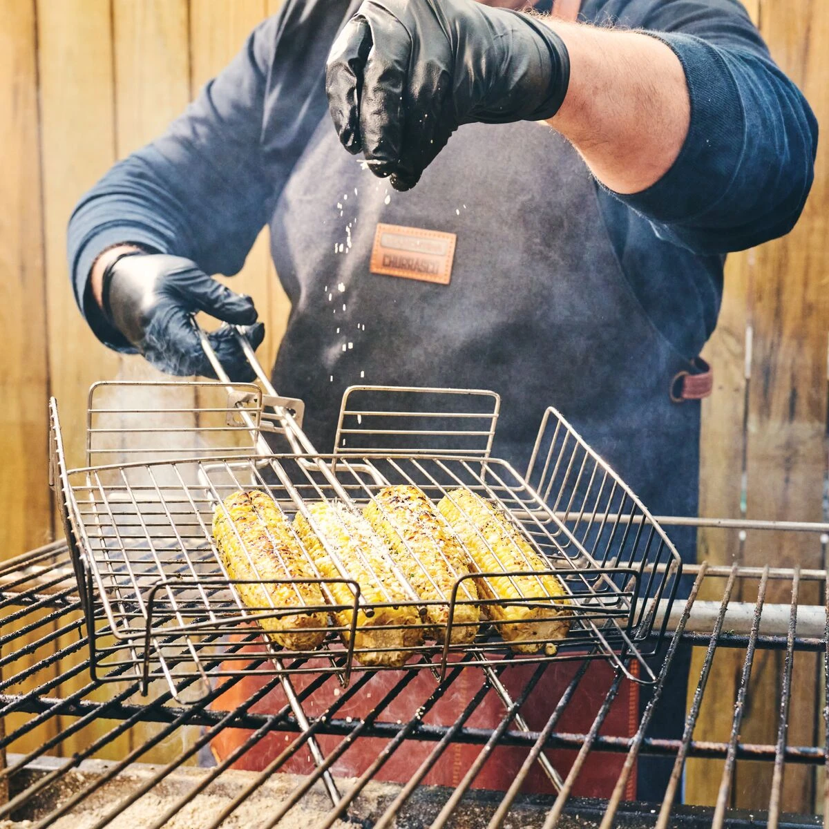 Tramontina Churrasco BBQ Stainless Steel Multi-Use Deep Grill Basket 4 Tramontina Churrasco BBQ Stainless Steel Multi-Use Deep Grill Basket - Image 2