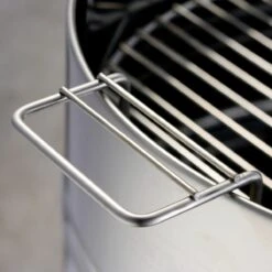 Tramontina 15.5 In Stainless Steel Round BBQ Charcoal Grill With Lid -Tramontina 80905033IXM004G