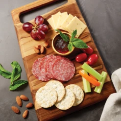 Tramontina 13.25 In X 9 In Teak Wood Rectangle Cutting Board