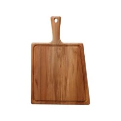 Tramontina 15.75 In X 10.5 In Teak Wood Rectangle Cutting Board With Handle & Groove 8 Tramontina 15.75 In X 10.5 In Teak Wood Rectangle Cutting Board With Handle & Groove -Tramontina 81000023IXM002G