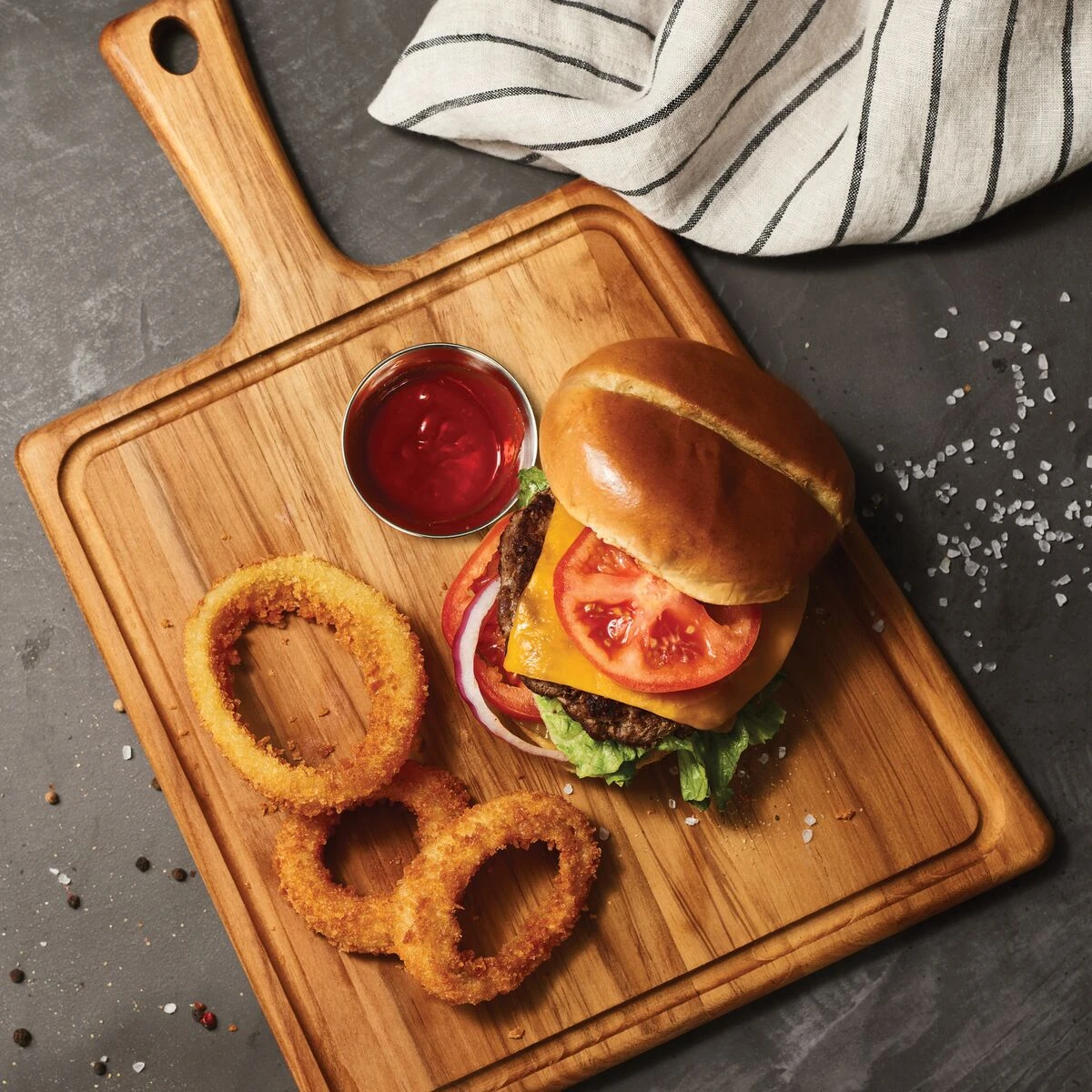 Tramontina 15.75 In X 10.5 In Teak Wood Rectangle Cutting Board With Handle & Groove 3 Tramontina 15.75 In X 10.5 In Teak Wood Rectangle Cutting Board With Handle & Groove