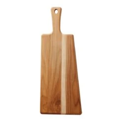 Tramontina 19 In X 7.5 In Teak Wood Rectangle Serving Board With Handle -Tramontina 81000024IXM002G