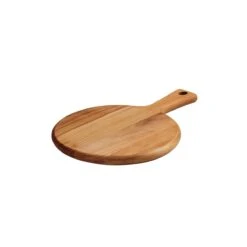 Tramontina 13.25 In X 9 In Teak Wood Round Cutting Board With Handle 7 Tramontina 13.25 In X 9 In Teak Wood Round Cutting Board With Handle -Tramontina 81000026IXM001G