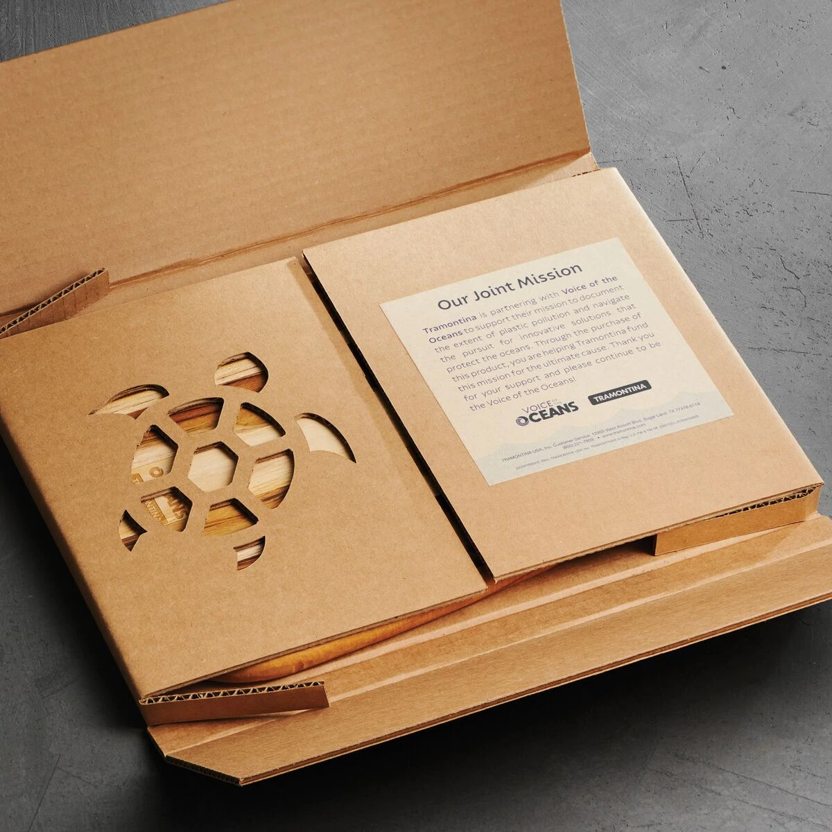 Tramontina Teakwood Steak Serving Board- Voice Of The Oceans Limited Edition 4 Tramontina Teakwood Steak Serving Board- Voice Of The Oceans Limited Edition - Image 2