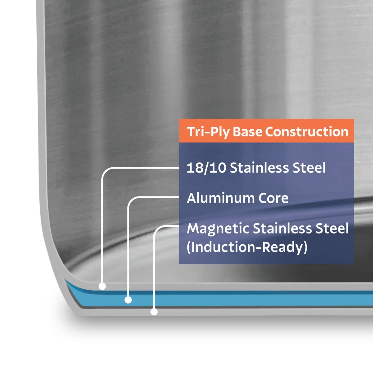 Tramontina Guru 6 Qt Stainless Steel Pasta Cooker 5 Tramontina Guru 6 Qt Stainless Steel Pasta Cooker - Image 3