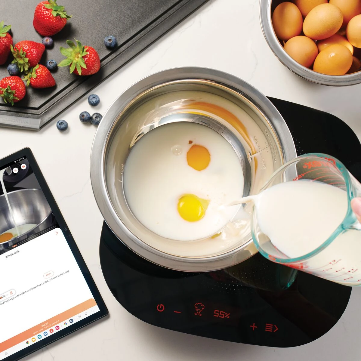 Tramontina Guru 11 Pc Stainless Steel Prep Bowl With Black Silicone Base Set 4 Tramontina Guru 11 Pc Stainless Steel Prep Bowl With Black Silicone Base Set - Image 2