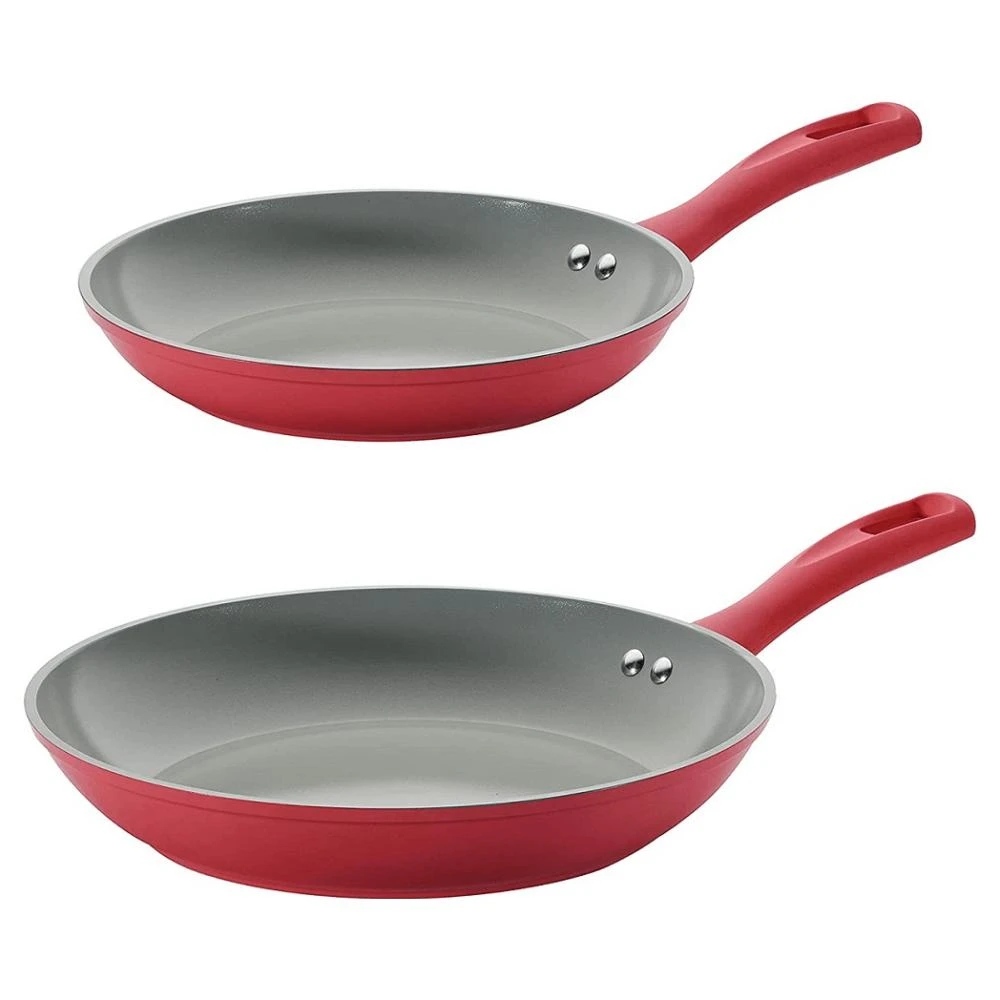 Sartenes Tramontina 80110038 Aluminio De Cerámica Rojo 2 Pzs 4 Sartenes Tramontina 80110038 Aluminio De Cerámica Rojo 2 Pzs - Image 2