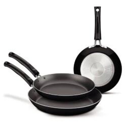 Juego De Sartenes Chelsea Tramontina Negro 3 Piezas
