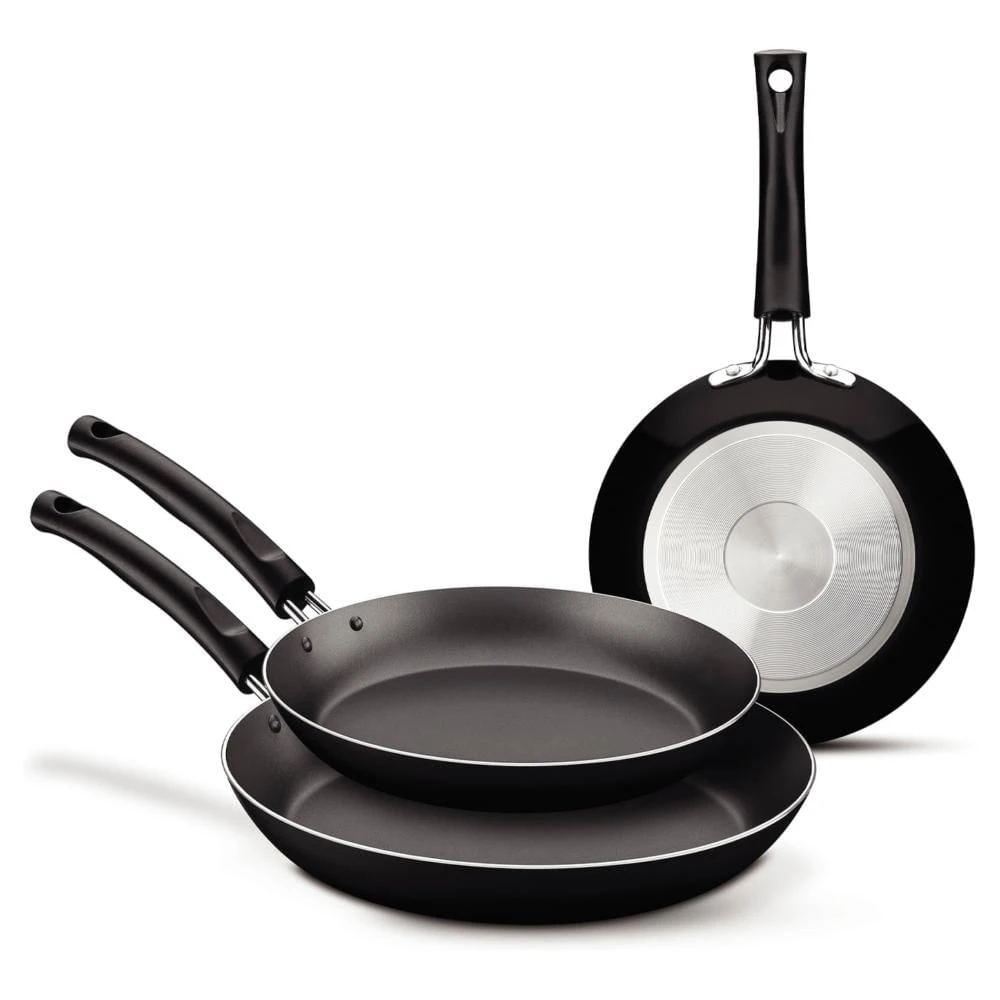 Juego De Sartenes Chelsea Tramontina Negro 3 Piezas 3 Juego De Sartenes Chelsea Tramontina Negro 3 Piezas
