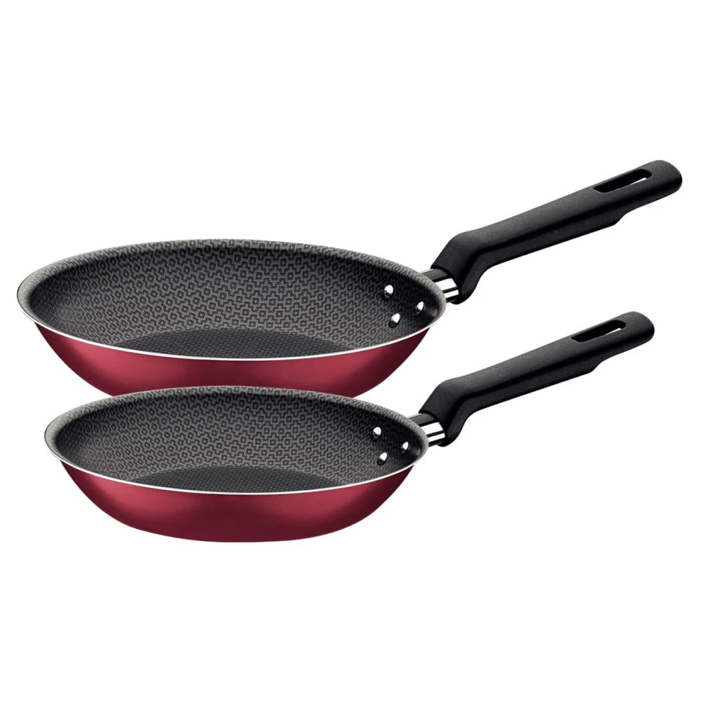 Juego De Sartenes Loreto Tramontina Rojo 2 Piezas 5 Juego De Sartenes Loreto Tramontina Rojo 2 Piezas - Image 3