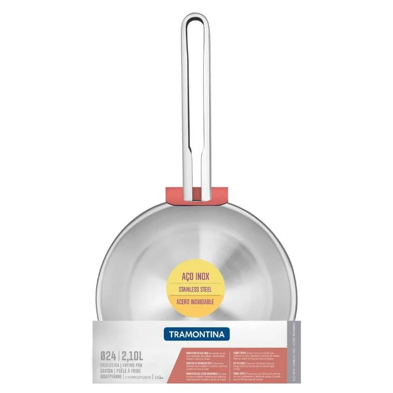 Sartén 24 Cm/ 2 L Acero Inoxidable Inducción Tramontina 62376/240 4 Sartén 24 Cm/ 2 L Acero Inoxidable Inducción Tramontina 62376/240 - Image 2
