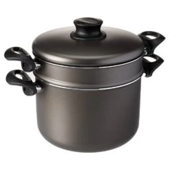 Olla Tramontina Paris 20538622 Cozi-Vaporera Negro 5,7 L