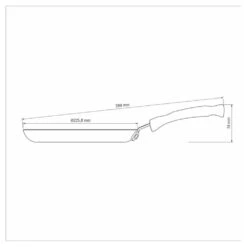 Sartén Panquequera/Tapioquera 22cm Tramontina Mónaco -Tramontina image 8f32ad183b4c4500898dce0da36eeff1
