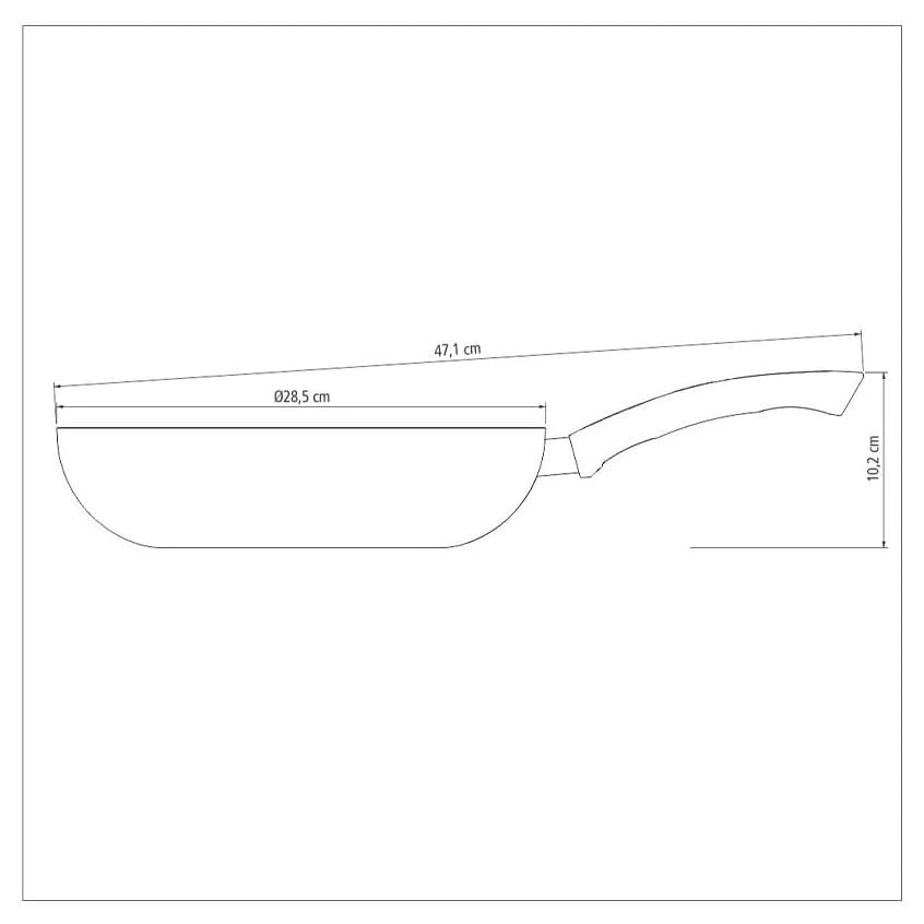 Sartén Tramontina Profundo París Rojo 28 Cm 4 Sartén Tramontina Profundo París Rojo 28 Cm - Image 2