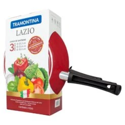 Set Sartenes Tramontina Lazio 3und 80112049 - S028 Rojo 7 Set Sartenes Tramontina Lazio 3und 80112049 - S028 Rojo -Tramontina image c637ee65f9394619a8350eed0cf11afd
