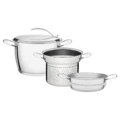 Ollas De Acero Vnetura 3 Pzs Acero Inoxidable Tramontina -Tramontina image dff745f6301a48af97b9c95fab3b10a4