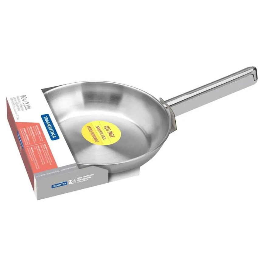 Sartén 24 Cm/ 2 L Acero Inoxidable Inducción Tramontina 62376/240 5 Sartén 24 Cm/ 2 L Acero Inoxidable Inducción Tramontina 62376/240 - Image 3