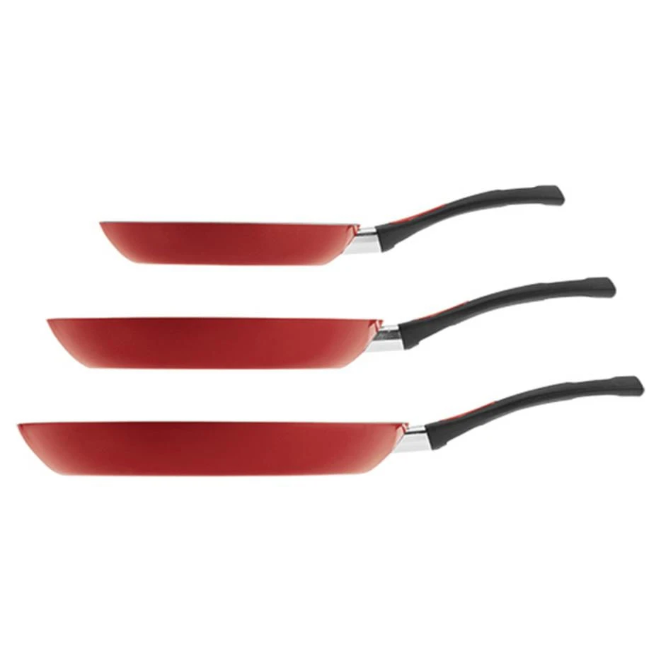 Tramontina Juego De Sartenes 3 Piezas EveryDay 80149563 Rojo -End 3 Tramontina Juego De Sartenes 3 Piezas EveryDay 80149563 Rojo -End